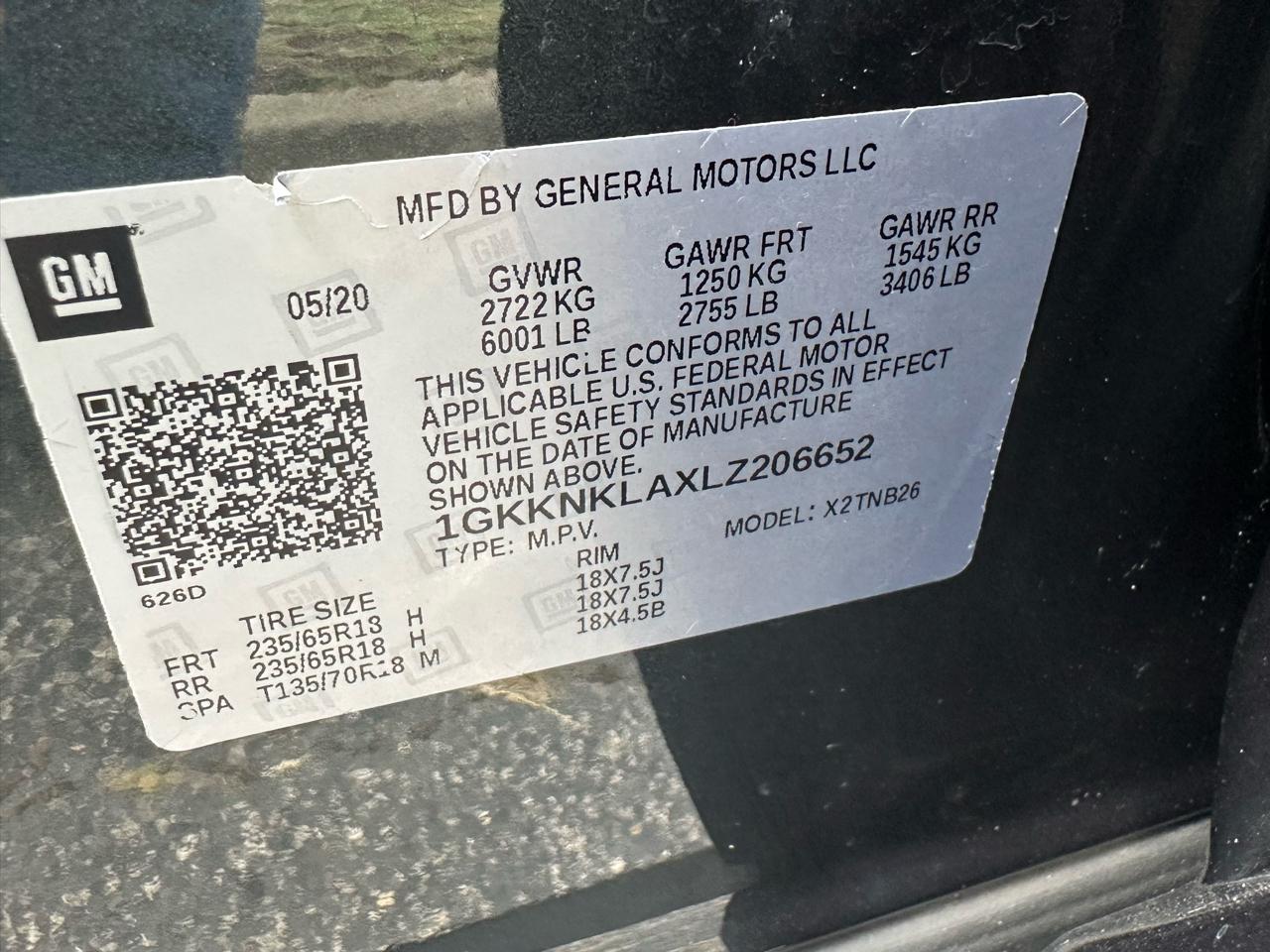 GMC Acadia FWD 4dr SLE 2020