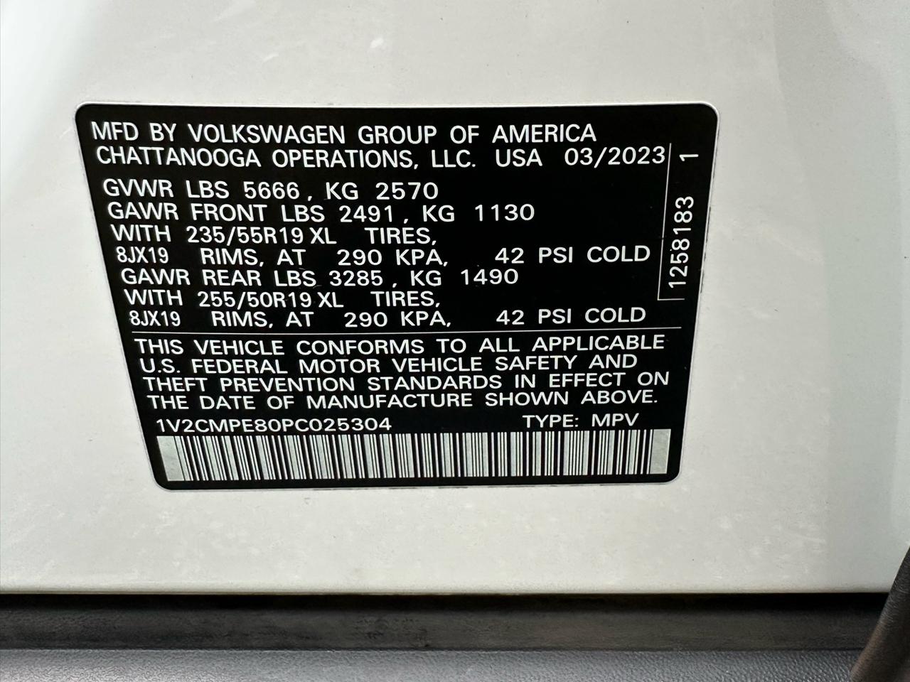 Volkswagen ID.4 Pro RWD w/LG Battery 2023