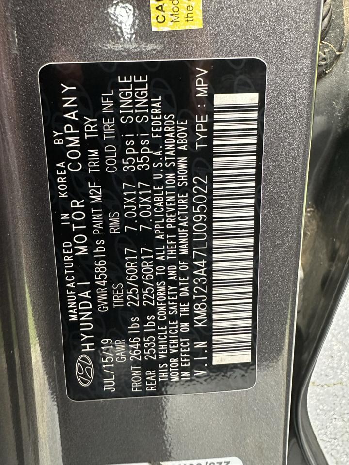 Hyundai Tucson SE FWD 2020
