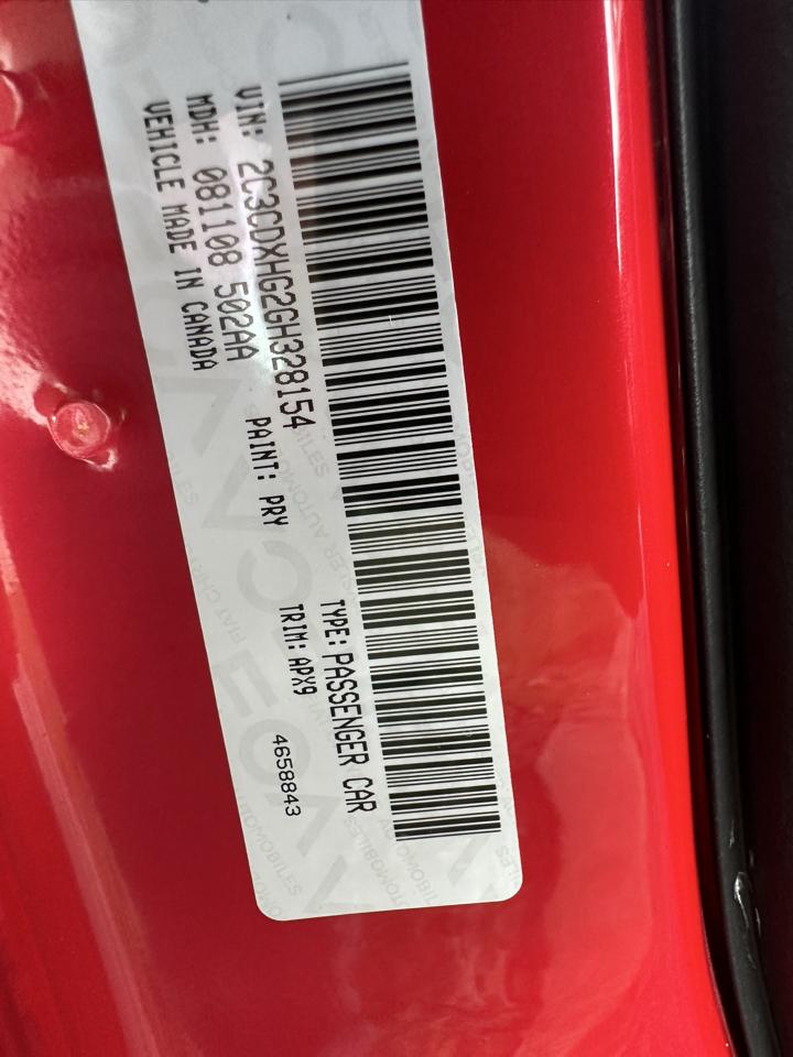 Dodge Charger 4dr Sdn SXT RWD 2016