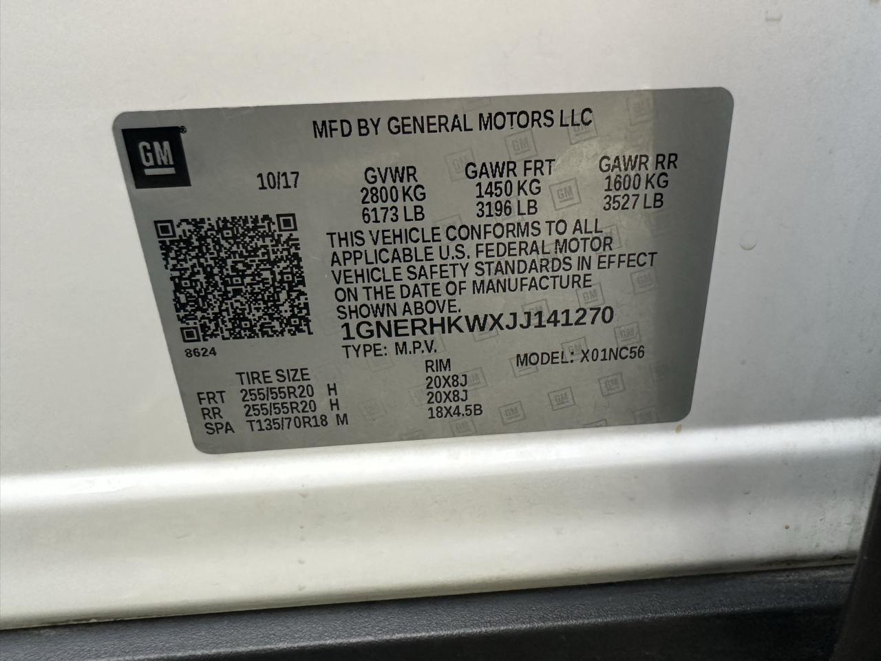 Chevrolet Traverse FWD 4dr LT Leather w/3LT 2018