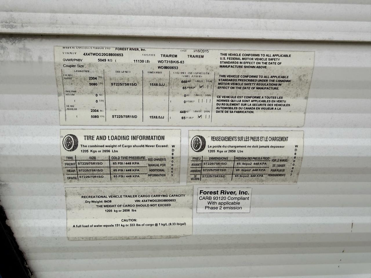 Forest River Wildwood  2016