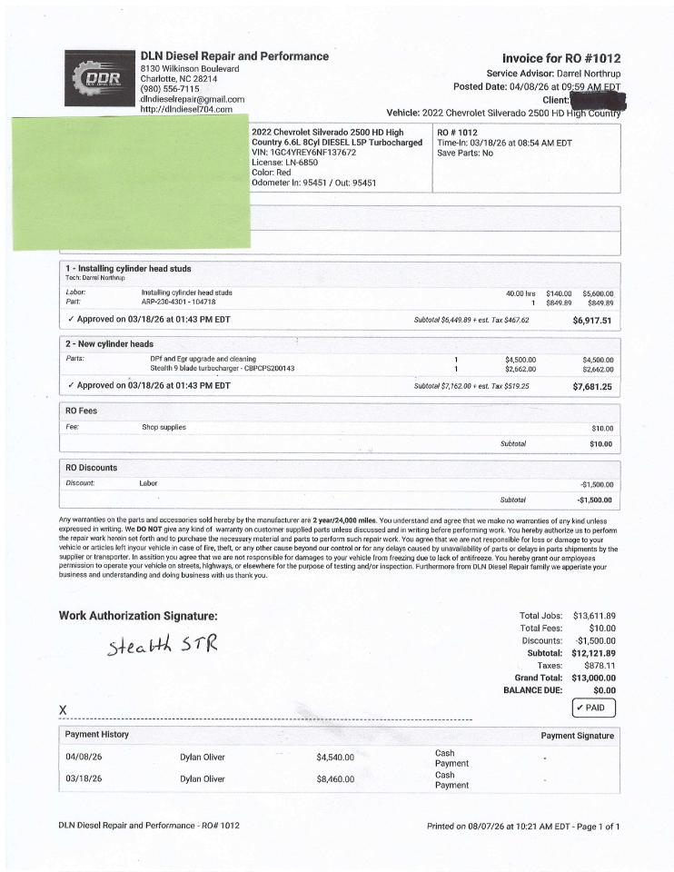 Chevrolet Silverado 2500HD High Country Crew Cab Short Box 4WD 2022
