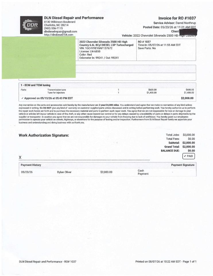 Chevrolet Silverado 2500HD High Country Crew Cab Short Box 4WD 2022