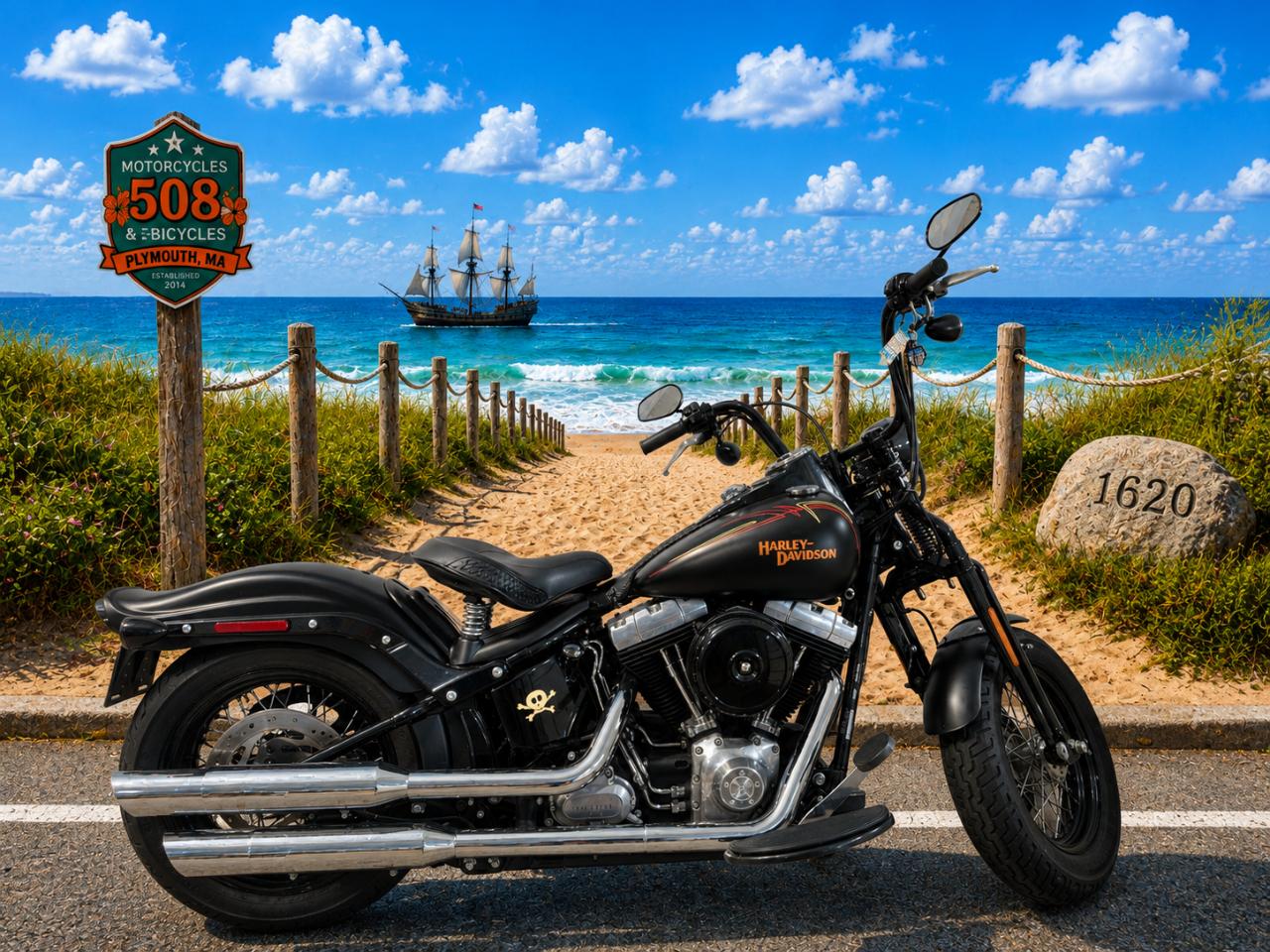 2009 Harley-Davidson Cross Bones FLSTSB