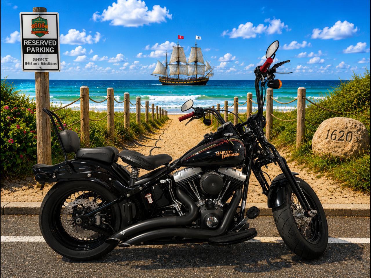 2008 Harley-Davidson FLSTSB Cross Bones