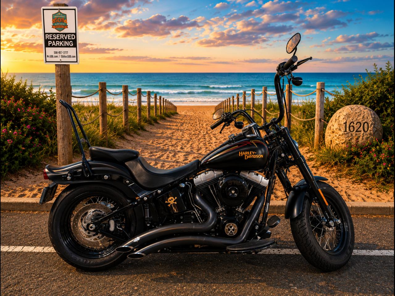 2009 Harley-Davidson FLSTSB Cross Bones