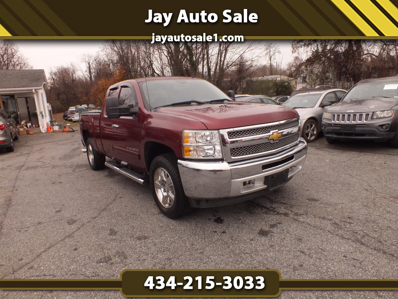 2013 Chevrolet Silverado 1500 4WD Ext Cab 143.5" LT