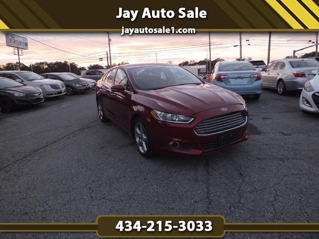 Black 2016 Ford Fusion Sedan Front-Wheel Drive Automatic