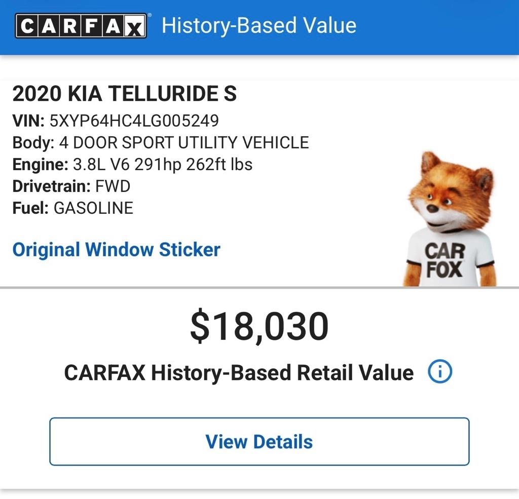 Kia Telluride S 2020