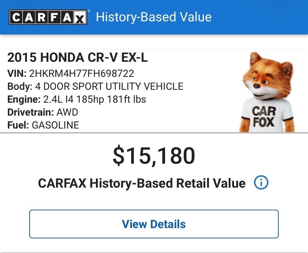 Honda CR-V EX-L 4WD 2015