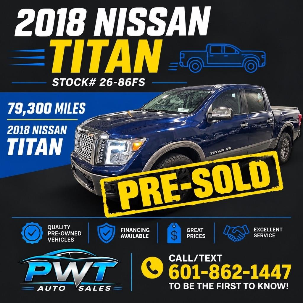 Nissan Titan SV Crew Cab 4WD 2018