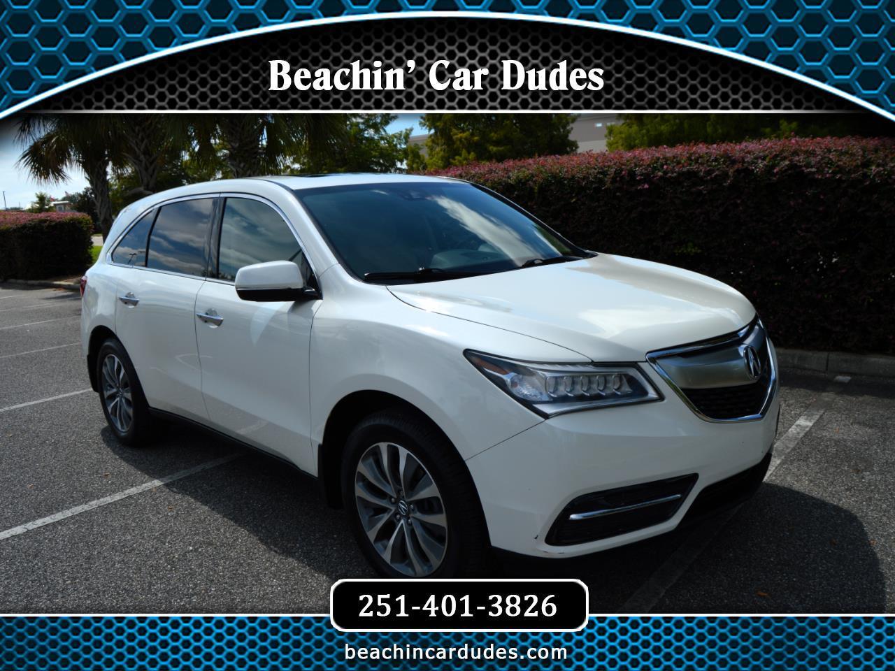 2016 Acura MDX 9-Spd AT w/Tech Package
