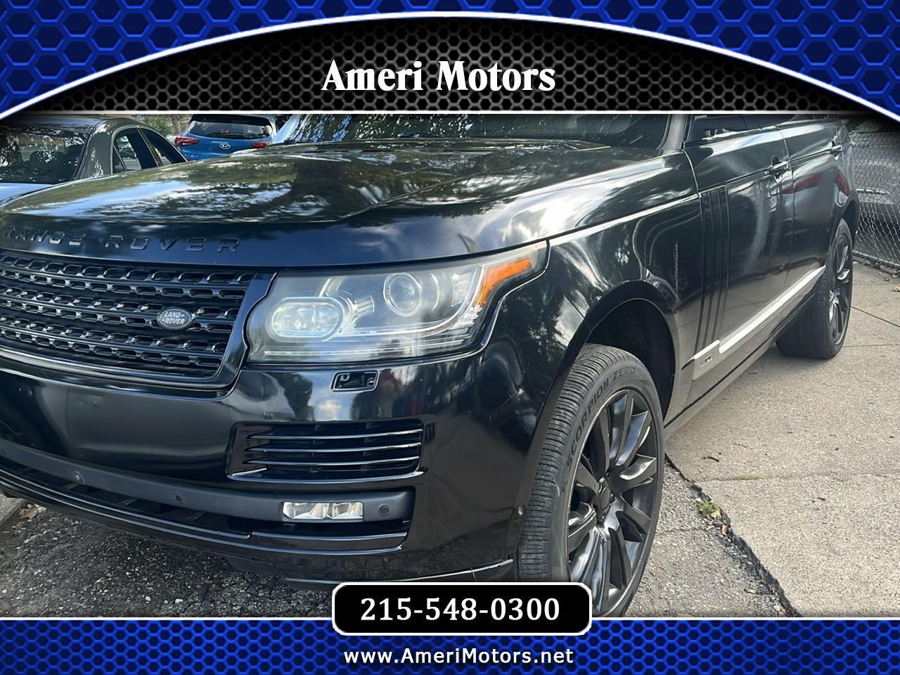 2016 Land Rover Range Rover 4WD 4dr Supercharged LWB