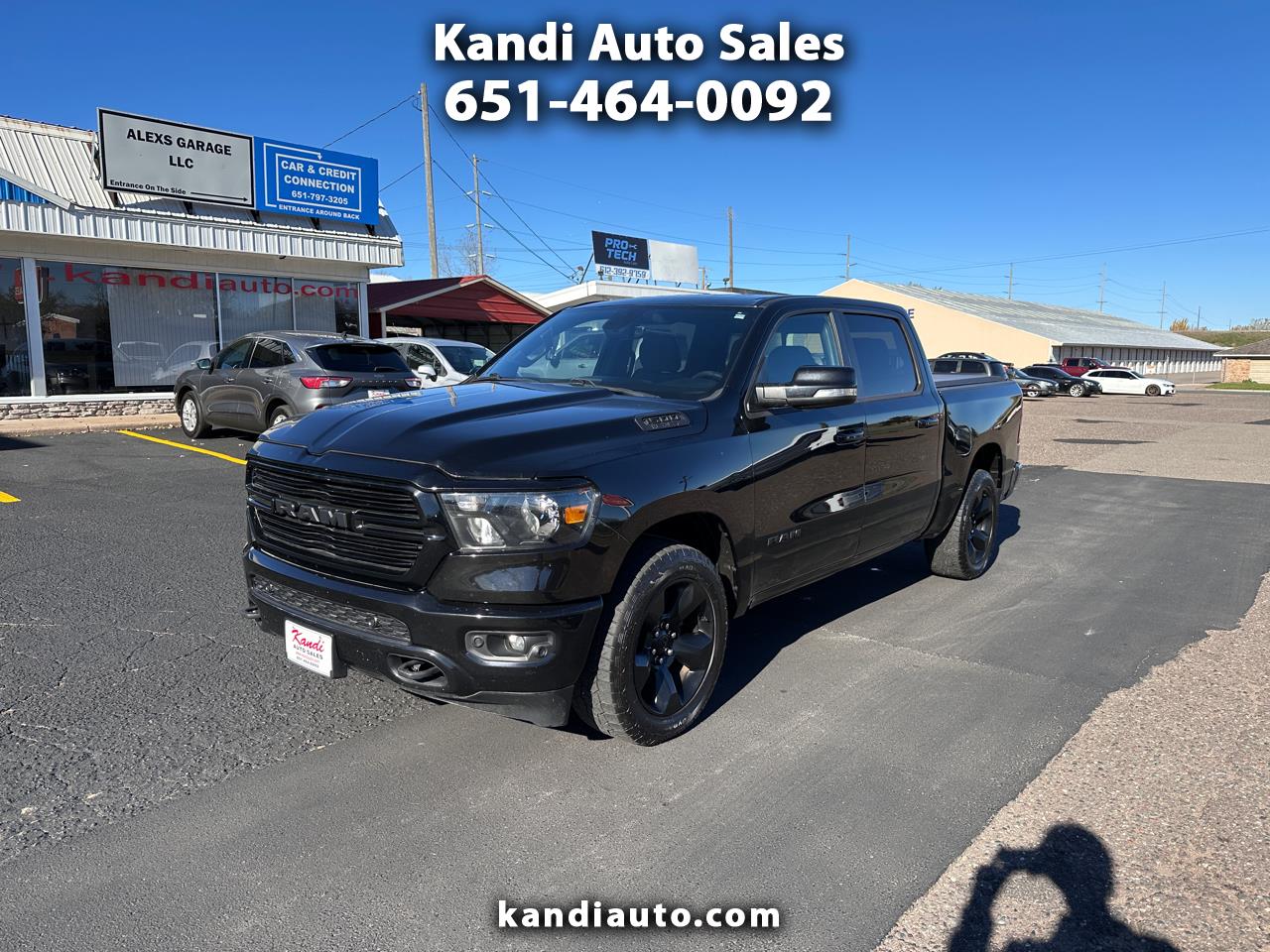 2019 RAM 1500 Big Horn Black Crew Cab SWB 4WD