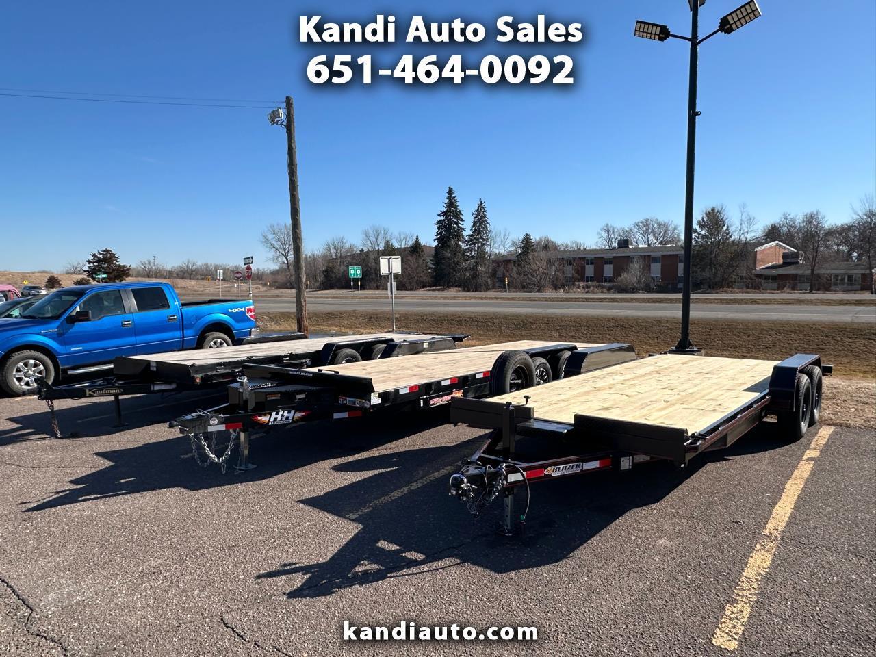 2020 Kaufman Car Trailer 20+2ft 10,000lb Gravity Tilt