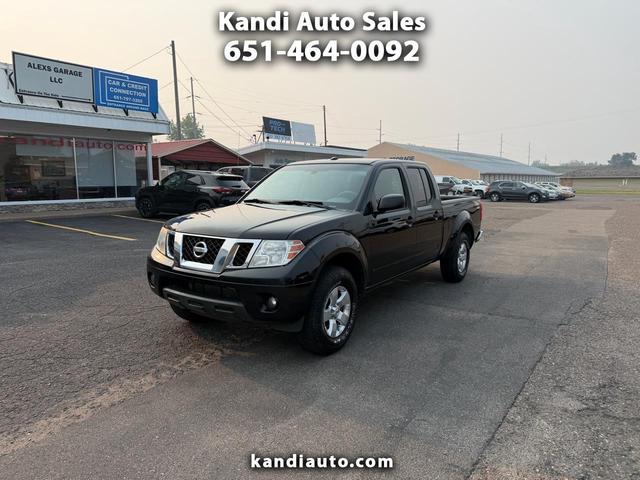 Black 2013 Nissan Frontier Pickup Truck Four-Wheel Drive Automatic