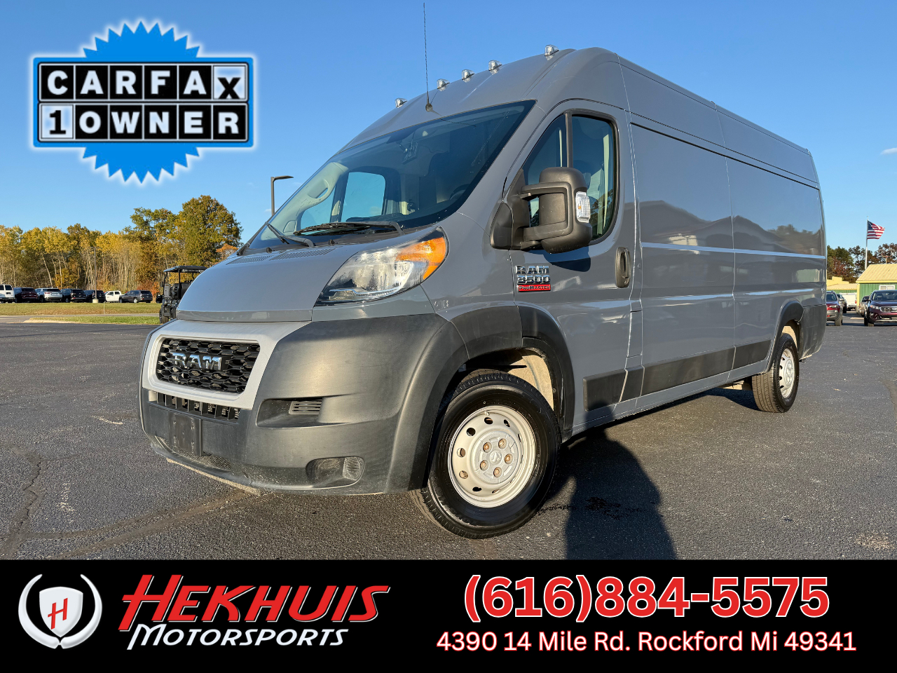 RAM ProMaster Cargo Van 3500 High Roof 159" WB EXT 2019 RAM ProMaster Cargo Van 3500 High Roof 159" WB EXT 2019