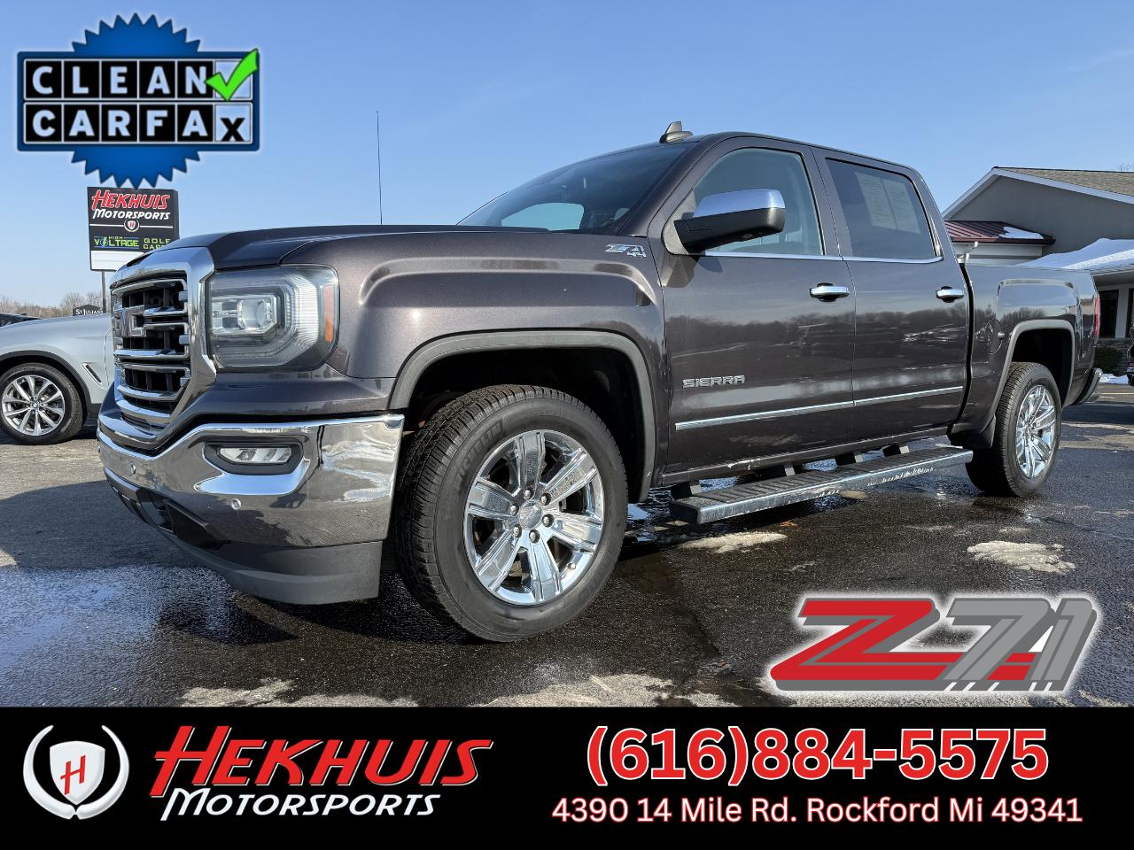 GMC Sierra 1500 4WD Crew Cab 143.5" SLT 2016