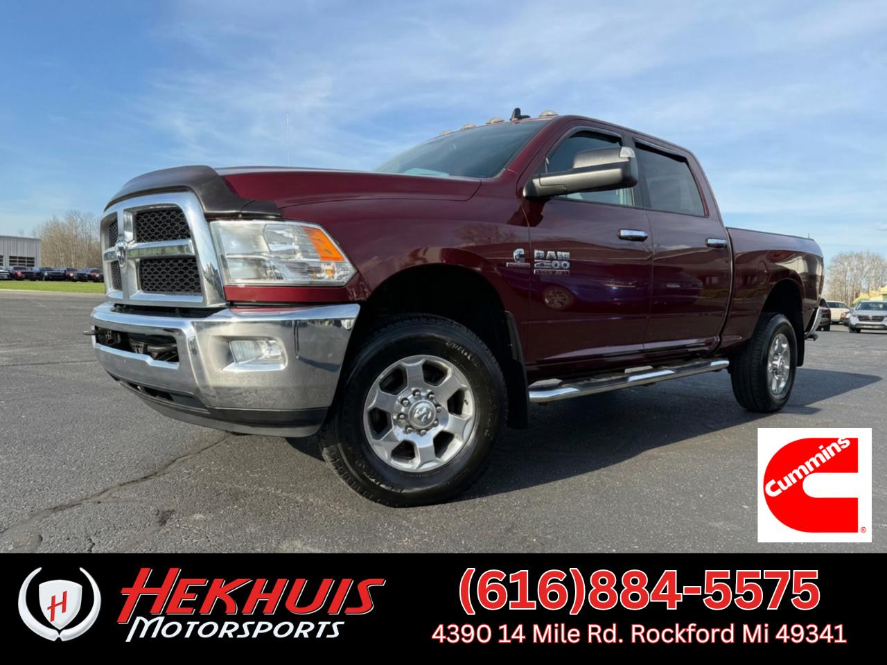 2018 RAM 2500 SLT 4x4 Crew Cab 6'4" Box