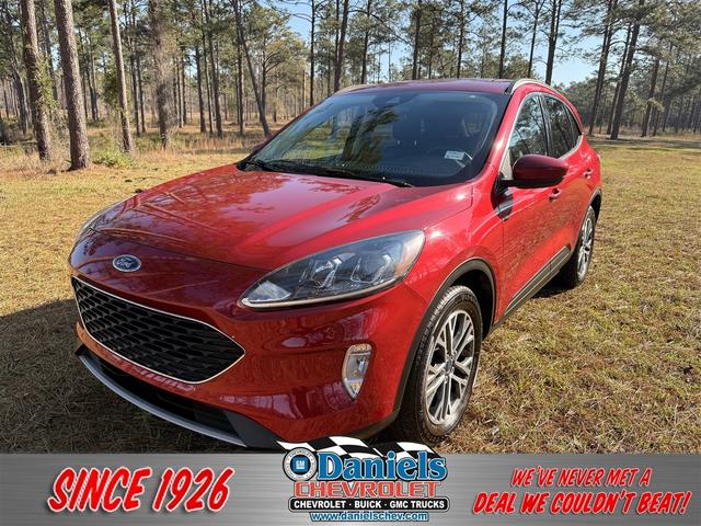 Rapid Red Metallic Tinted Clearcoat 2021 Ford Escape SEL AWD SUV / Crossover All-Wheel Drive 8-Speed Automatic Overdrive
