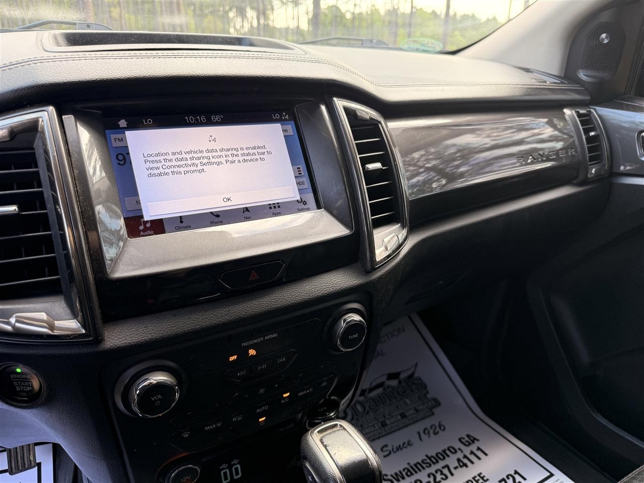 Ford Ranger LARIAT 4WD SuperCrew 5' Box 2019