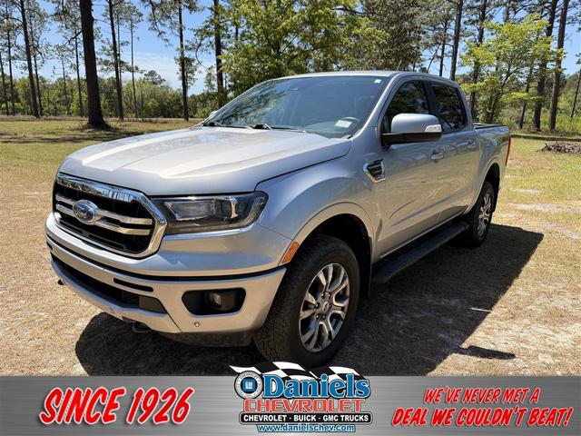 Iconic Silver Metallic 2020 Ford Ranger Lariat SuperCrew 4WD Pickup Truck Four-Wheel Drive Automatic