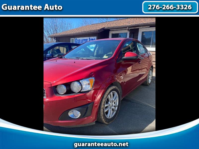 Used 2013 Chevrolet Sonic LT Manual Sedan for Sale in Hillsville VA