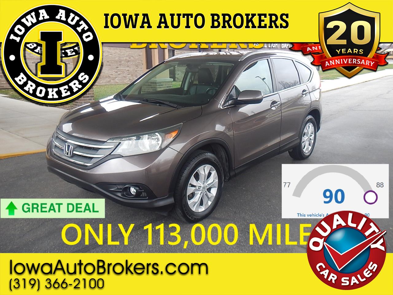 2014 Honda CR-V EX-L 4WD 5-Speed AT