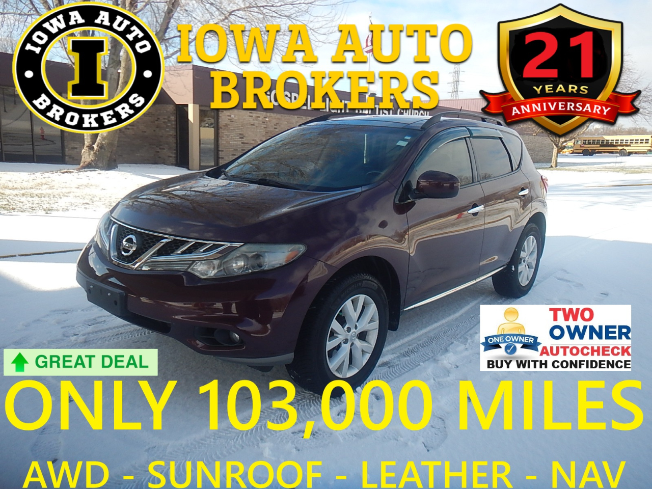 Nissan Murano SL 4D SUV AWD 2013
