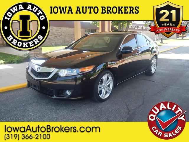 Black 2010 Acura TSX V6 Sedan FWD with Technology Package Sedan Front-Wheel Drive Automatic