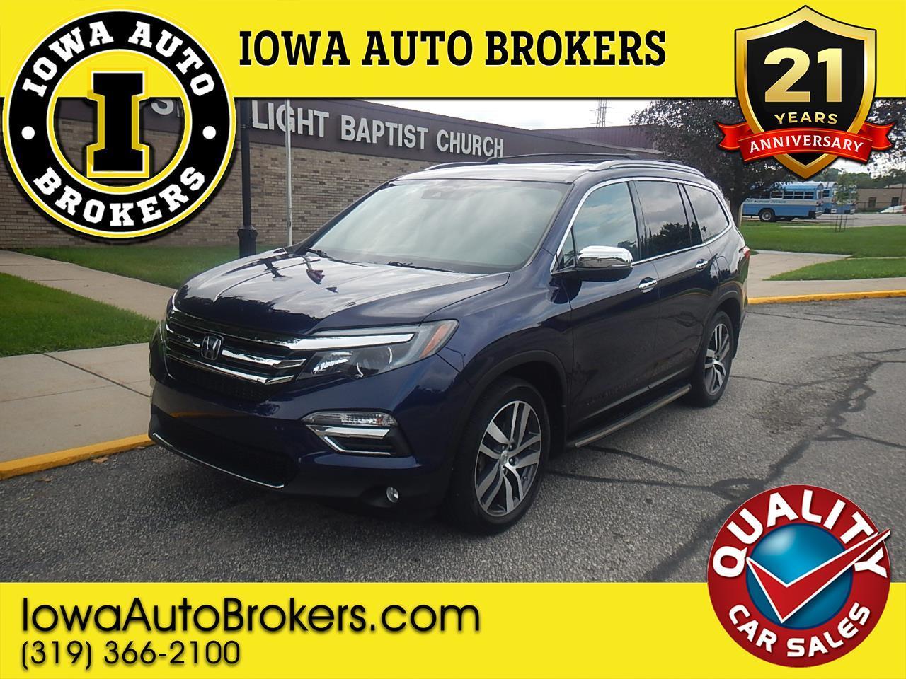 Blue 2016 Honda Pilot SUV / Crossover All-Wheel Drive Automatic