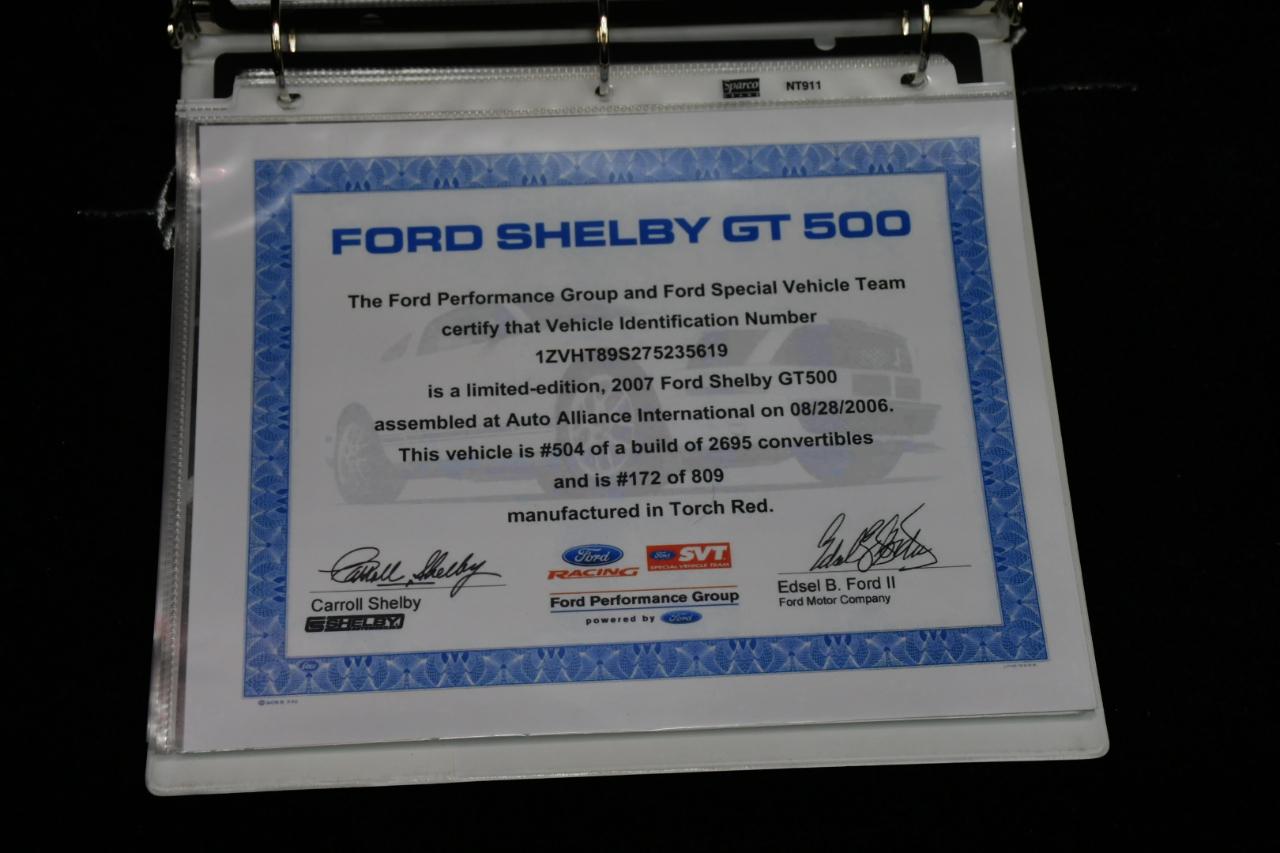 Ford Shelby GT500 Convertible 2007