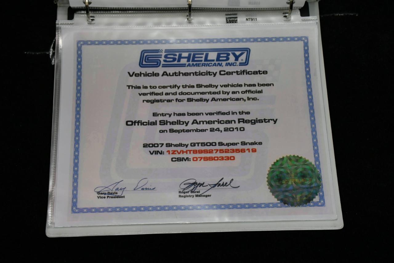 Ford Shelby GT500 Convertible 2007