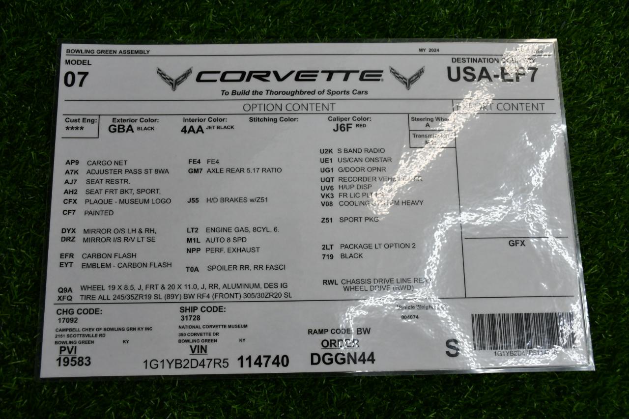 Chevrolet Corvette 2LT Coupe 2024