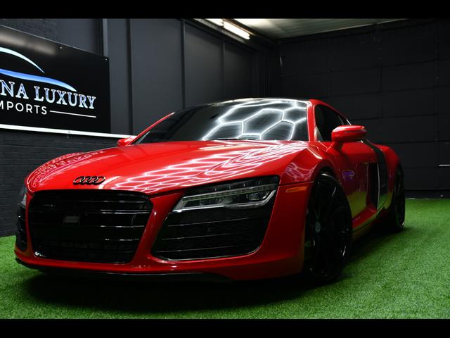 Red 2014 Audi R8 Coupe All-Wheel Drive Automatic