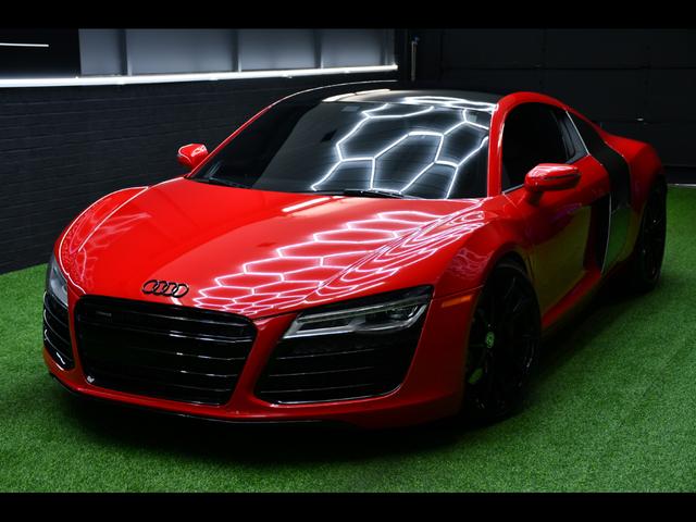 Red 2014 Audi R8 Coupe All-Wheel Drive Automatic