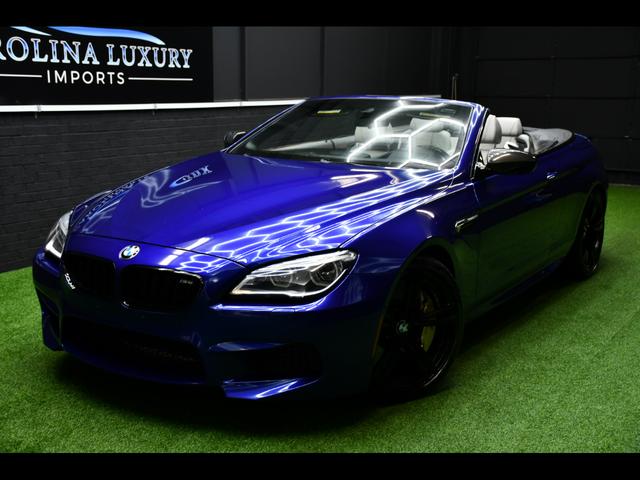 Blue 2017 BMW M6 Convertible Rear-Wheel Drive Automatic