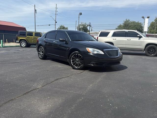 Black 2012 Chrysler 200 Sedan Front-Wheel Drive Automatic