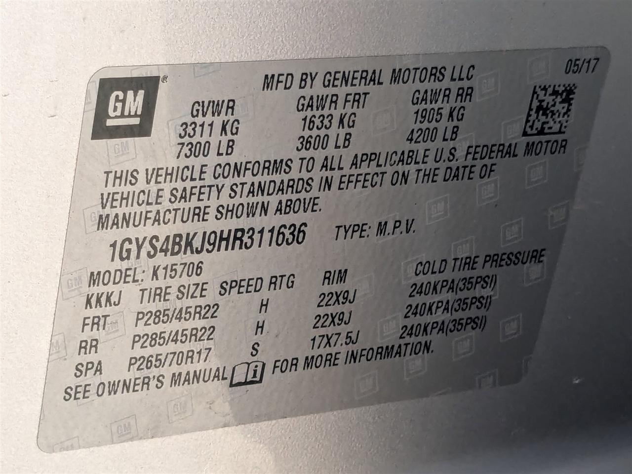 Cadillac Escalade  2017