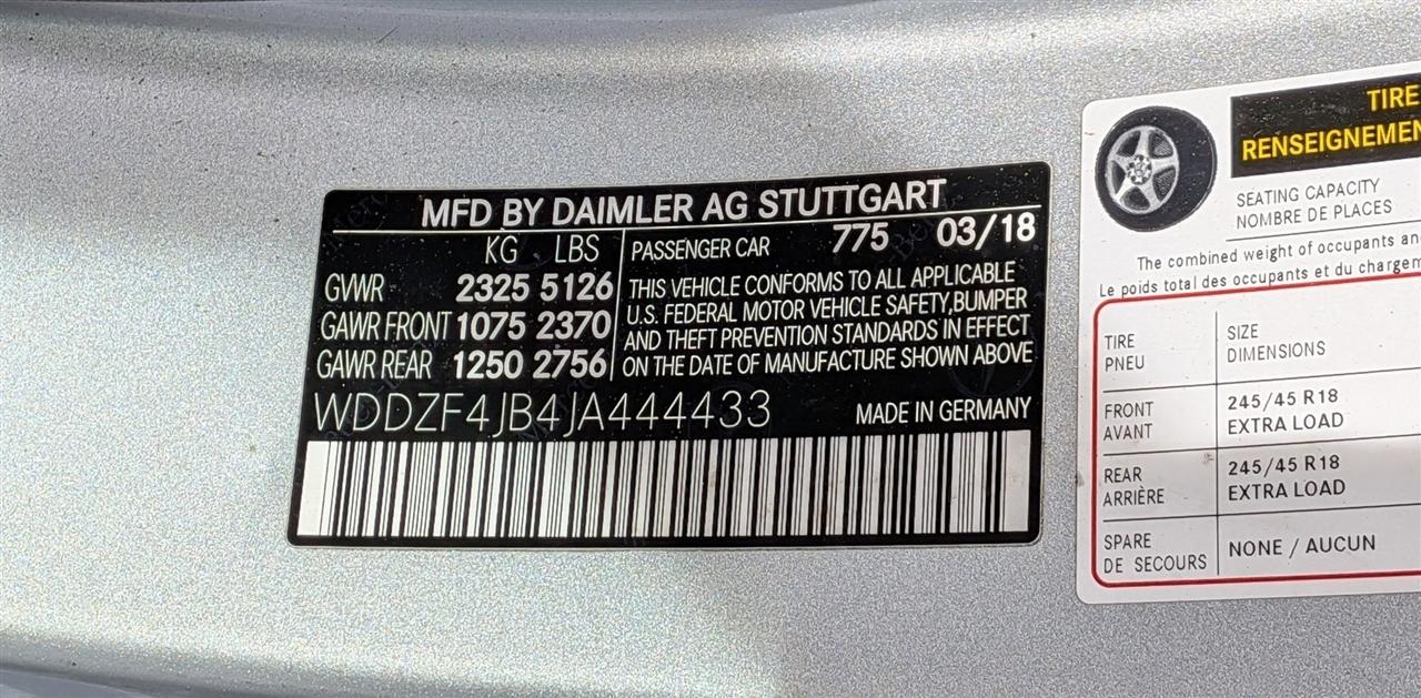 Mercedes-Benz E-Class  2018