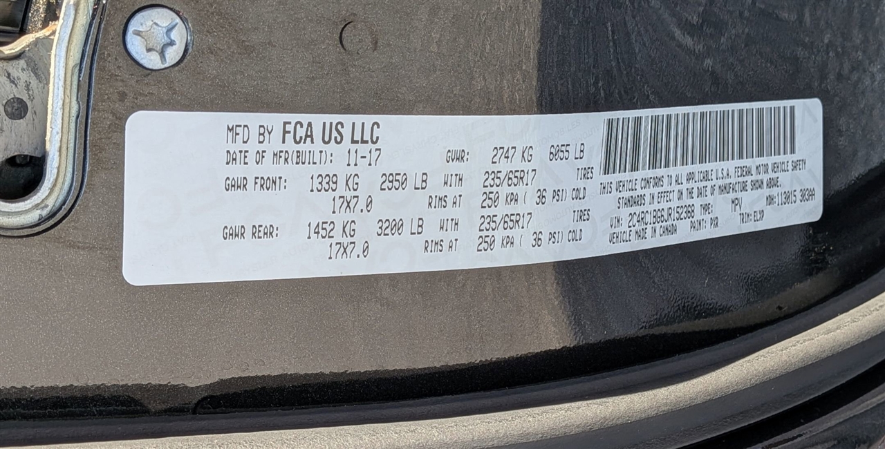 2018 Chrysler Pacifica Touring L photo 30