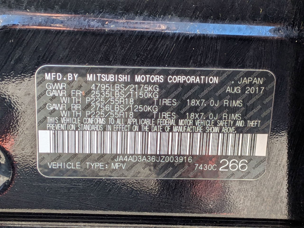 Mitsubishi Outlander  2018