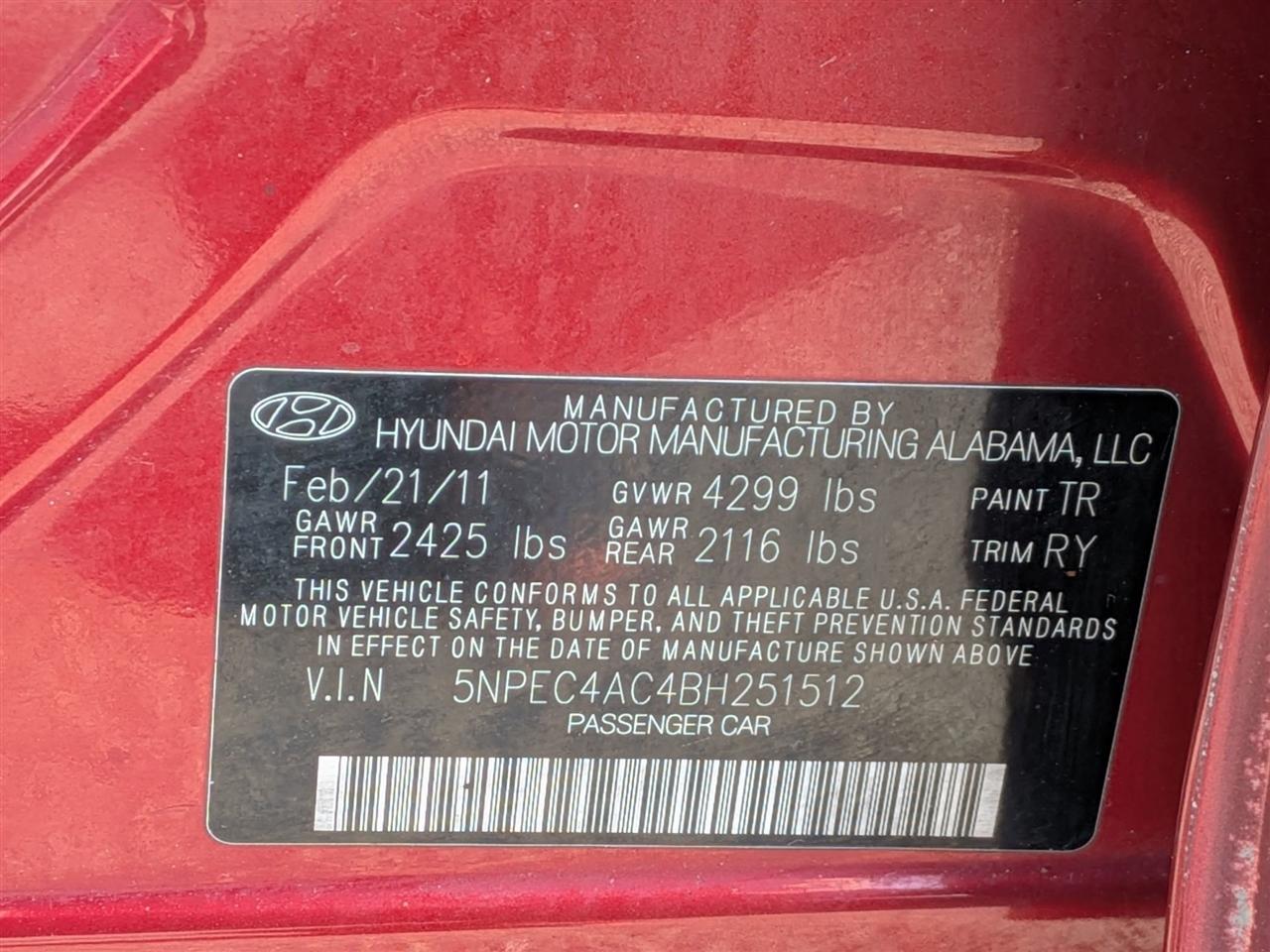 Hyundai Sonata  2011