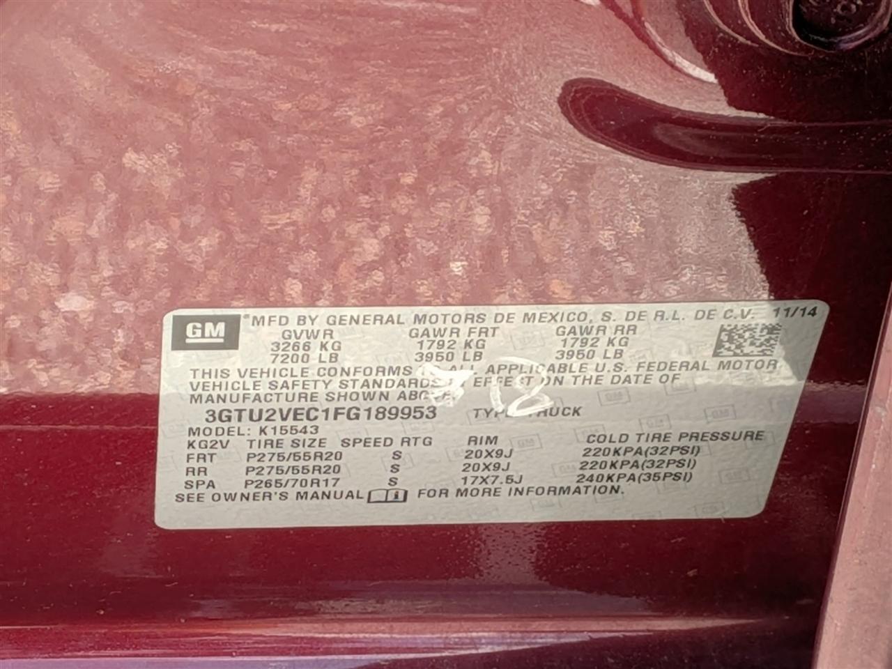 GMC Sierra 1500  2015