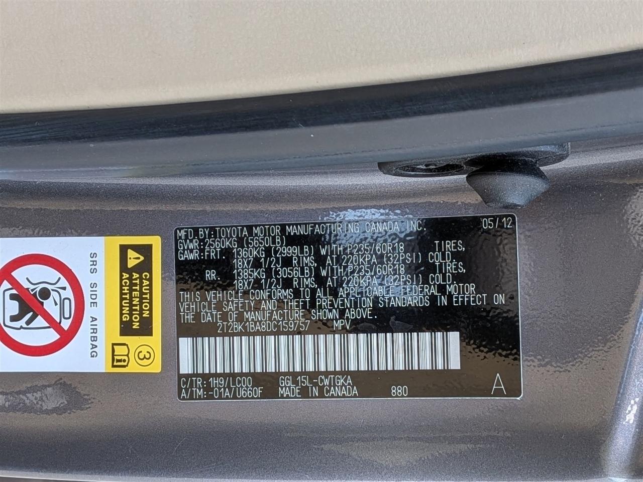 Lexus RX 350 4D SUV AWD 2013