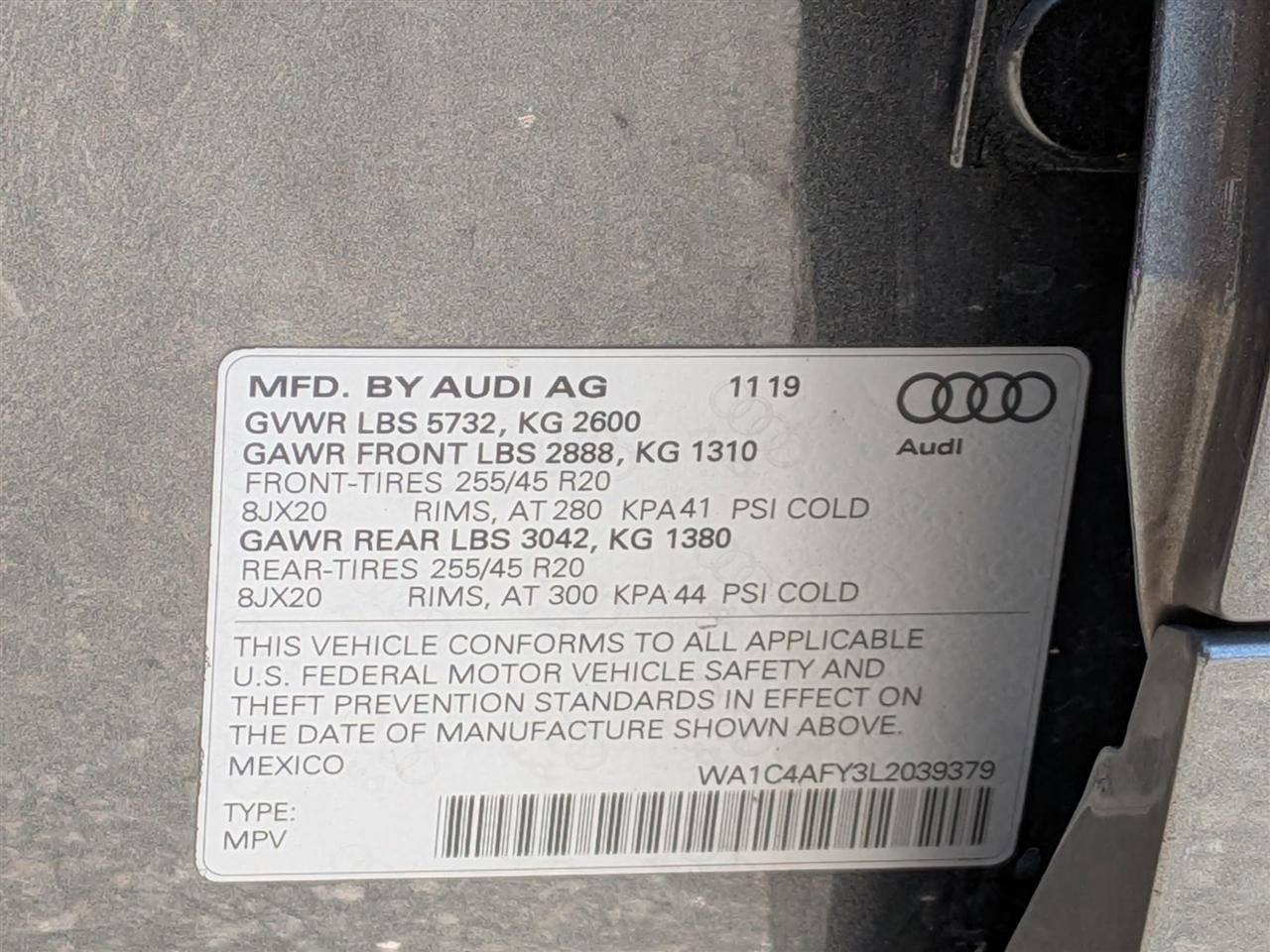 Audi SQ5 Prestige 3.0 TFSI quattro 2020