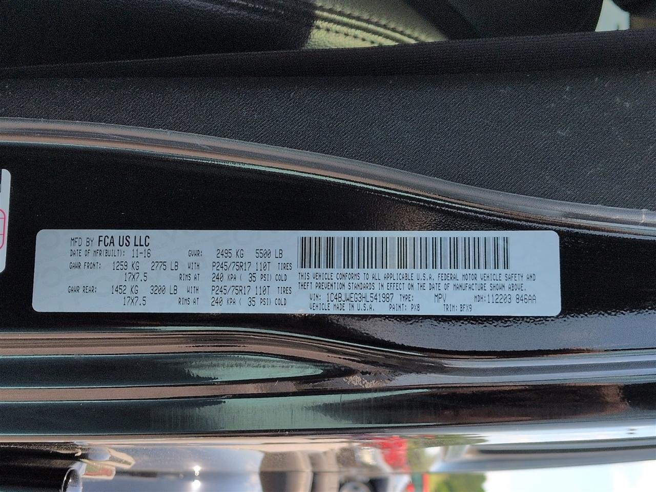 Jeep Wrangler Unlimited  2017