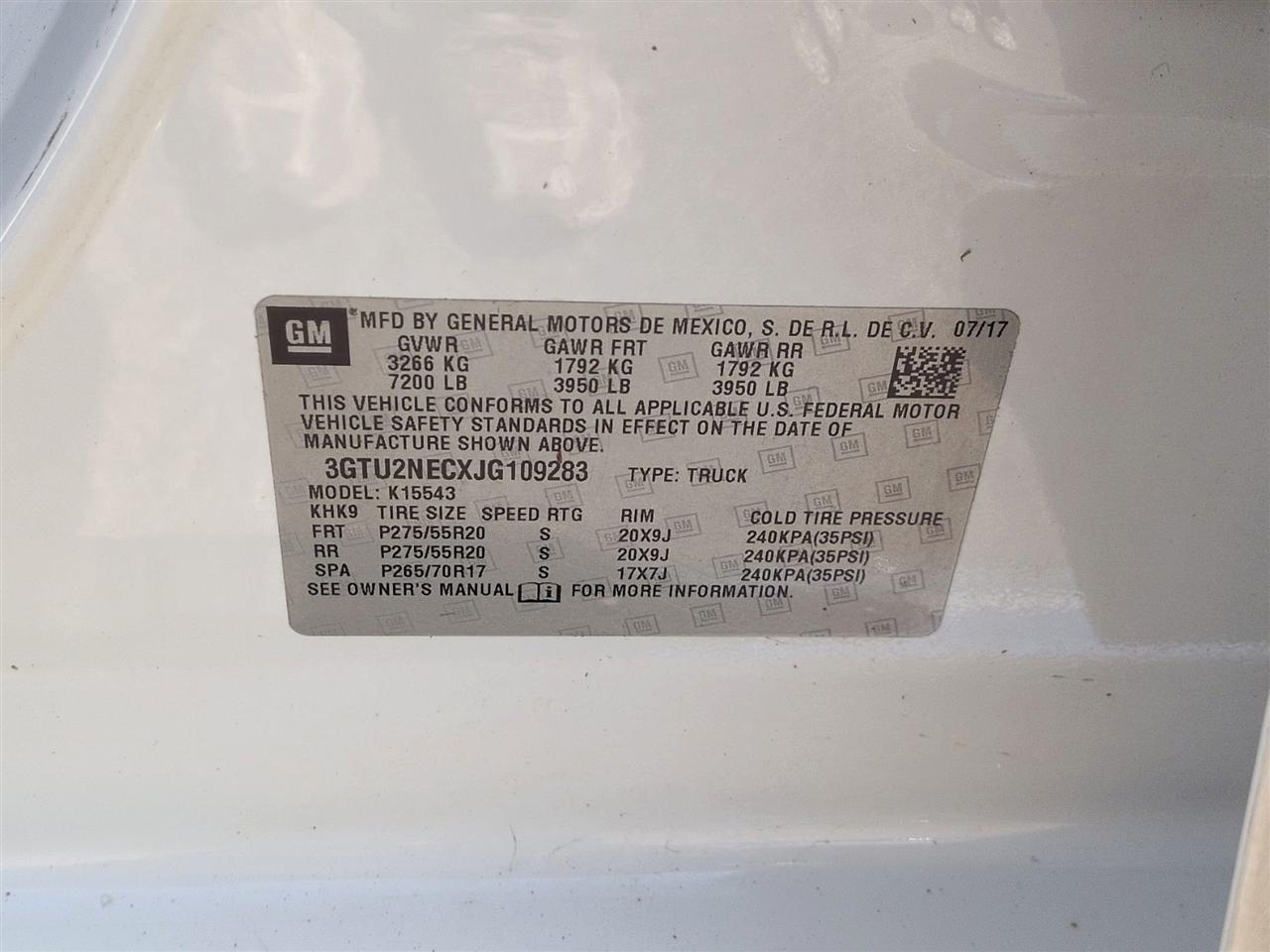 GMC Sierra 1500  2018