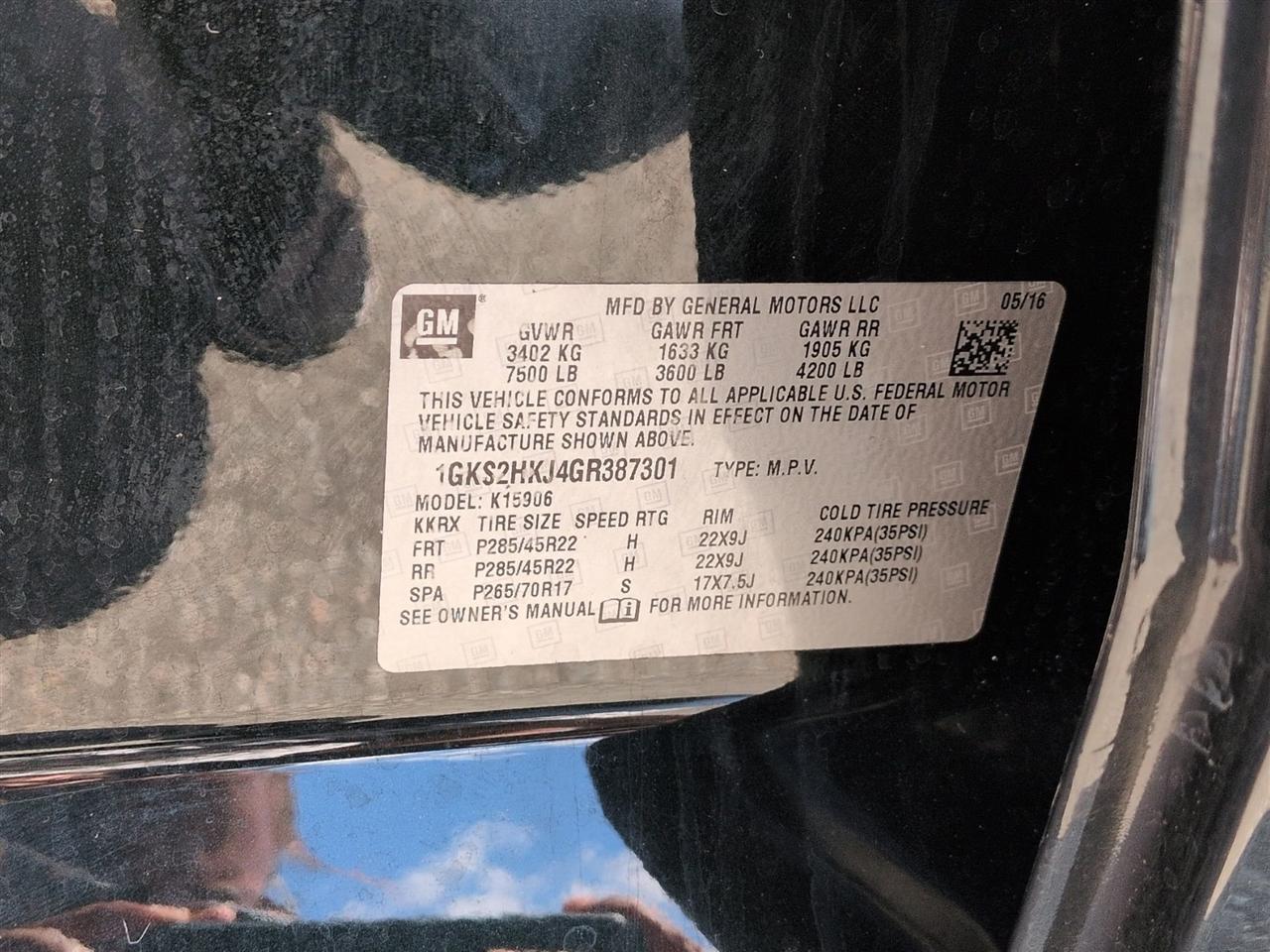 GMC Yukon XL  2016